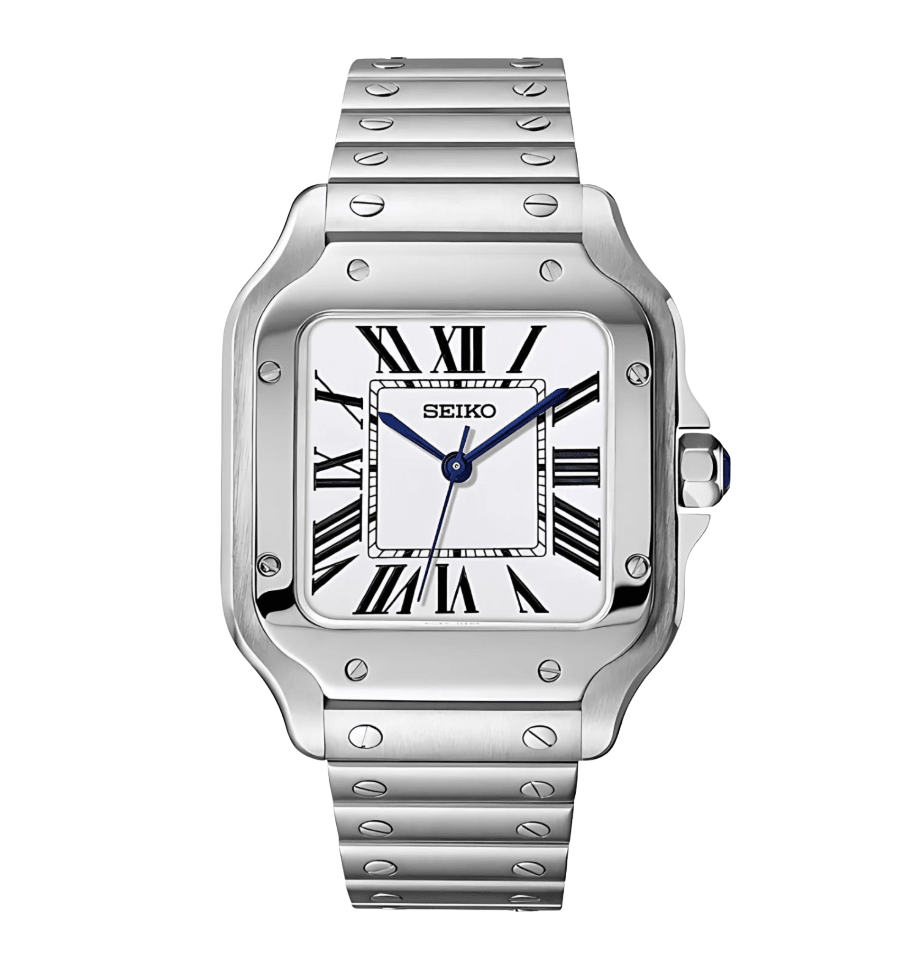 Seiko Mod Santos White