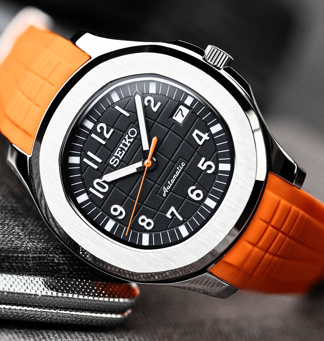 Seiko Mod Aquanaut Orange Black